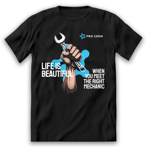 Koszulka T-shirt z anglojęzycznym nadrukiem 