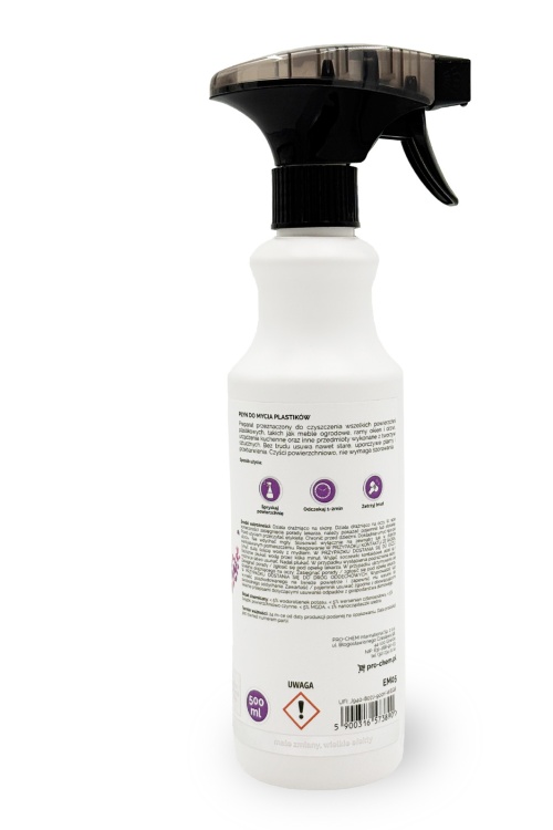 PŁYN DO MYCIA PLASTIKÓW