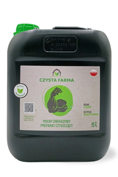 Mocny dwufazowy preparat czyszczący